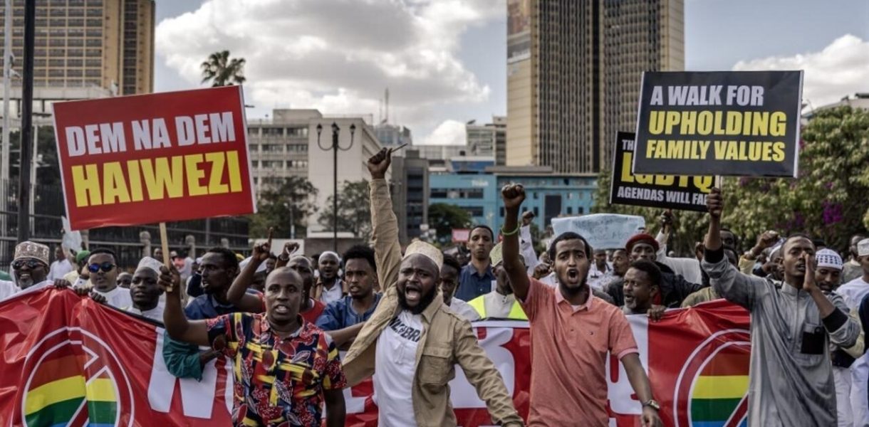Manifestation contre les lgbtq au kenya